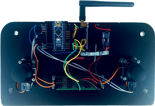 Air Control joystick backside wiring