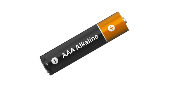 Alkalinie battery example