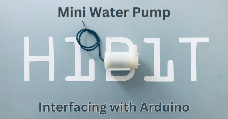 How to control mini water pump with Arduino - HiBit