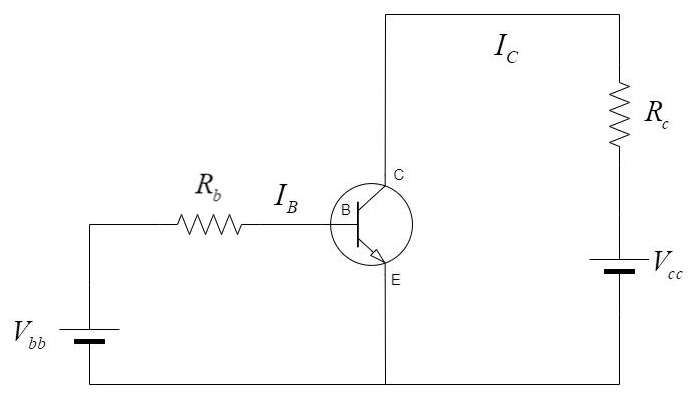 NPN Transistor circuit schema