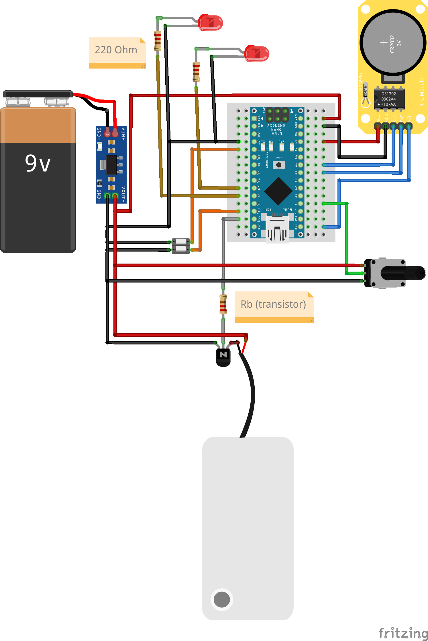 Watering system wiring diagram