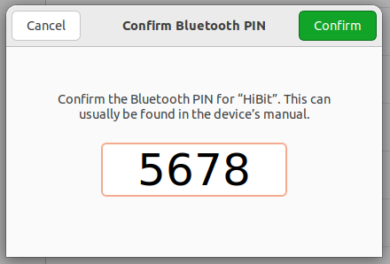 HC06 Bluetooth PIN code prompt