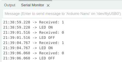 Testing Serial Monitor output with HC06 module communication